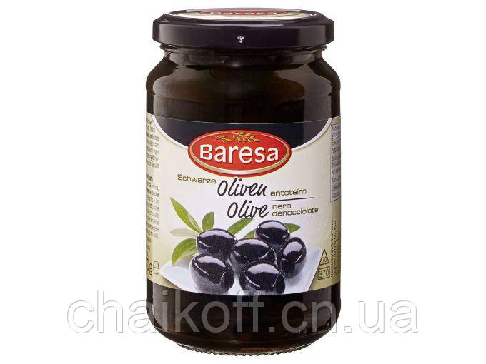 Оливки чорні без кісточки Baresa 340 г (Італія)