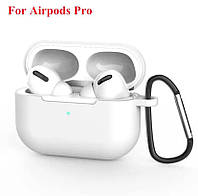 Силиконовый чехол для наушников AirPods PRO 2. Есть цвета: черные, белые и фиолетовые.