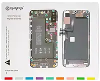 Магнитный мат Kaigexin для ремонта Apple iPhone 11 Pro Max