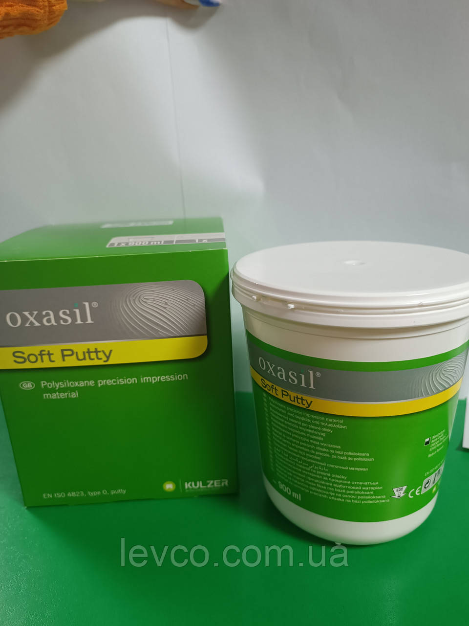 Optosil Comfort Putty (Оптосил база) 900 мл,ОПТОСИЛ БАЗА СИЛІКОНОВИЙ ВІДБИТКОВИЙ МАТЕРІАЛ КУЛЬТЦЕР ФРН, фото 1