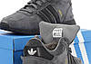 Чоловічі зимові кросівки Adidas INIKI mid Winter Grey (Сірі) Взуття Адідас Інікі замшеві з теплим хутром зима В'єтнам, фото 8
