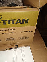 Вібраційна шліфувальна машина Titan PDSM3-150 EC (безщіткова, дельтавидна, 100х150 мм.), фото 3