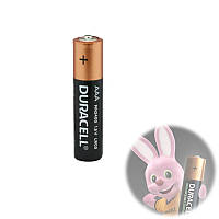 Батарейка AAA LR03 лужна 1.5В, Duracell