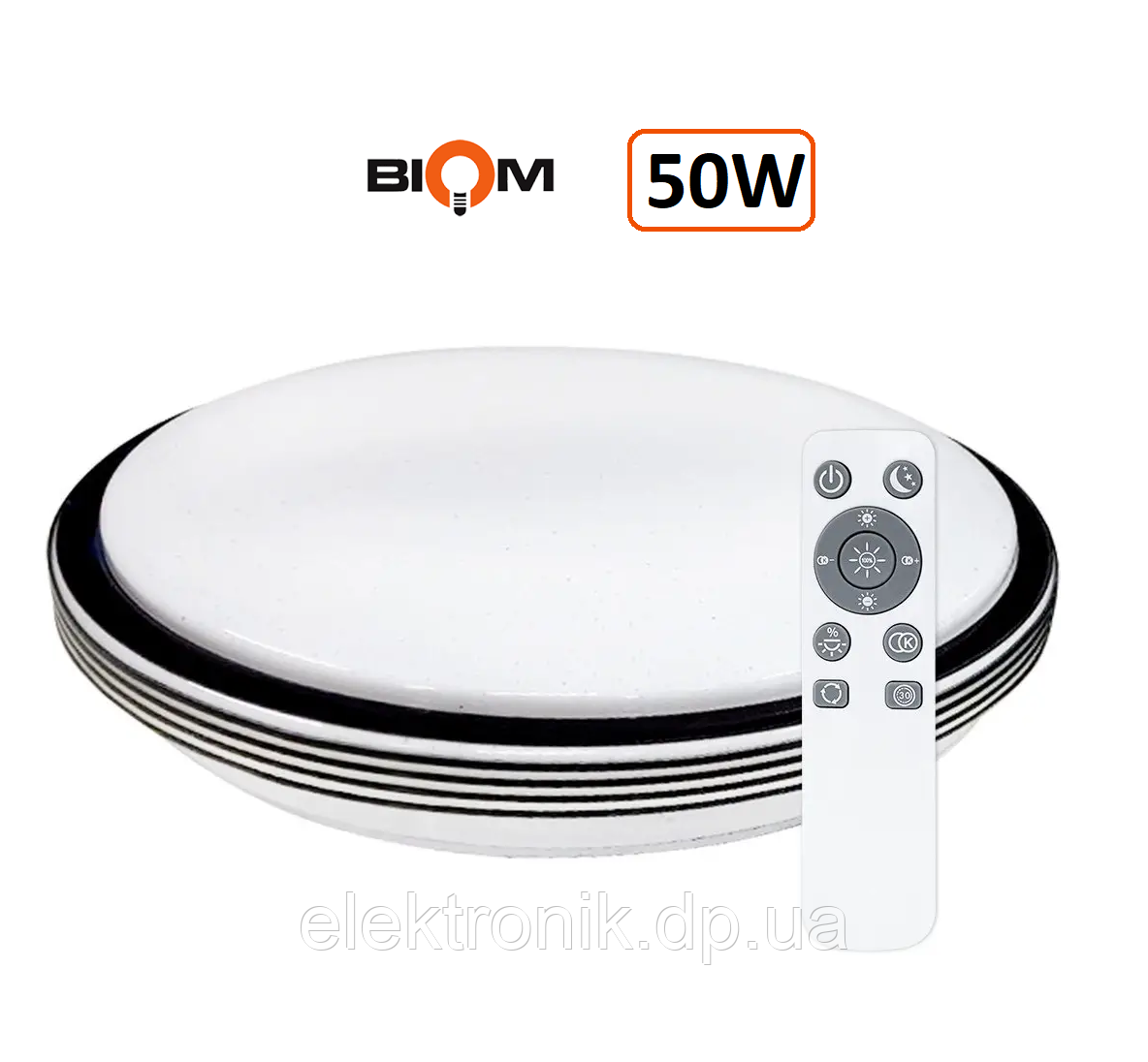 Светильник светодиодный Biom SMART SML-R40-50/2 3000-6000K 50Вт с д/у