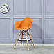 Крісло барне Тауер Вуд Eames помаранчеве, фото 4