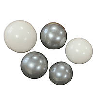 Желейные шарики белые/серебряные