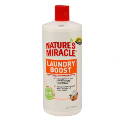 Знищувач плям та запахів під час прання Nature's Miracle (Нейчерс Міракл) Laundry Boost 946 мл