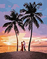 Картина за номерами "Райське побачення" Ідейка KHO4816 40х50
