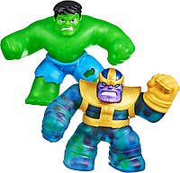 Игрушка-тягучка Герои ГуДжитСу Халк против Таноса GooJitZu Marvel Gamma Ray Hulk vs Thanos 41298