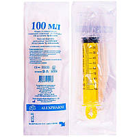 Шприц Alexpharm 3-х компонентный без иглы Catheter Tip 100 мл
