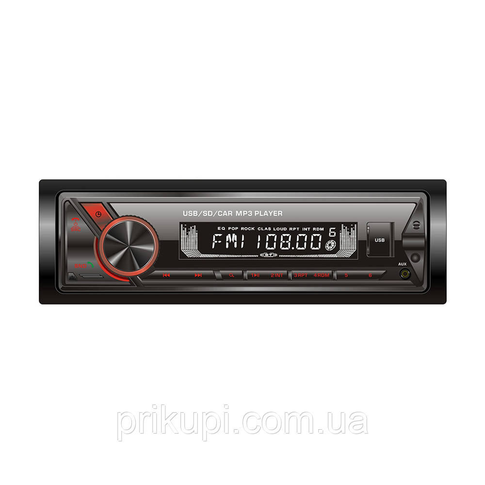 Автомобільна магнітола CYCLONE MP-1092 BA з FM тюнером і Bluetooth, великий дисплей, 1DIN MP3 магнітола