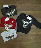 Джемпер оптом детский с рисунком Турция, теплый батник детский на флисе р.3 4 5 6 7 8 9 10 11 12 лет