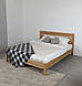 Ліжко двоспальне "Еко" з натурального дерева ясен, фото 3