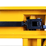 Рохля гідравлічна Hunlift  CBY-2-N 2000 кг ручна рохля складський візок, фото 4