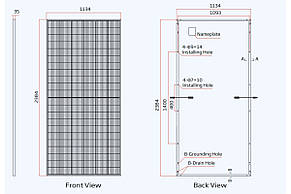 Сонячна панель Trina Solar TSM-DE19R 575W Mono Half-cell, фото 5