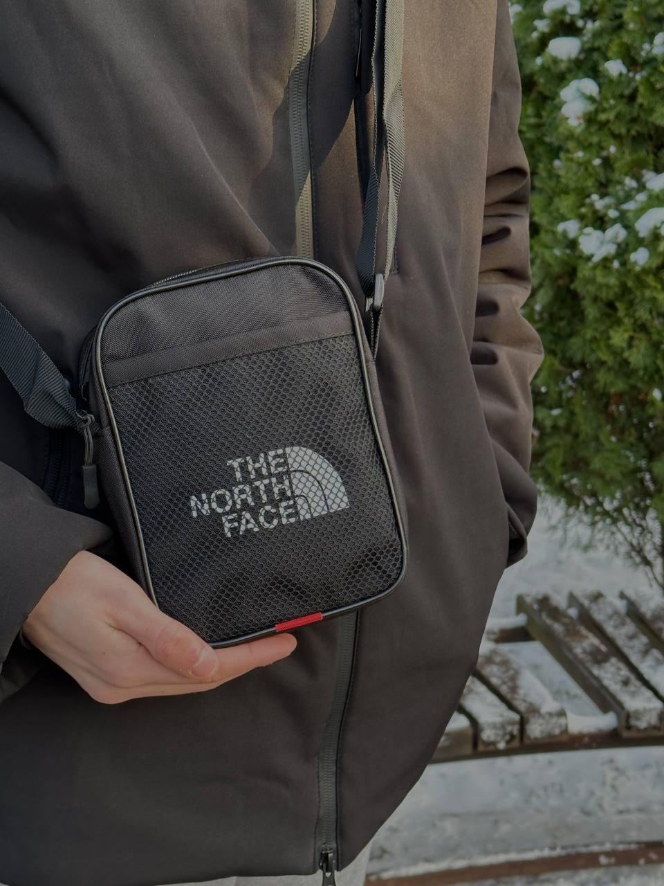 Месенджер The North Face чорний Сумка через плече Зе Норт фейс барсетка