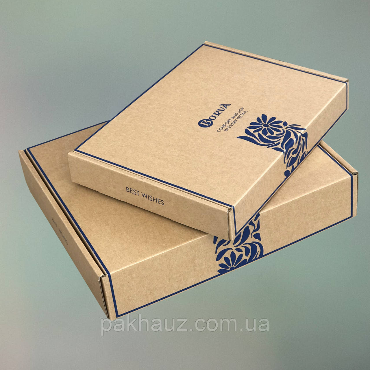 Зразок синього шовкотрафаретного друку, фото 1