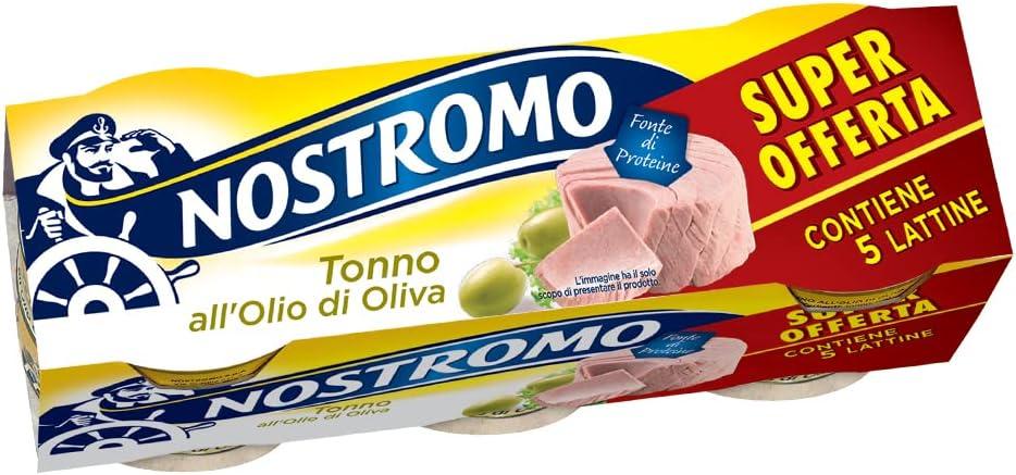 Тунець Nostromo Olio di Oliva 5x70 шт 350 г, фото 1