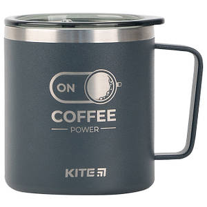 Термочашка Kite Coffee ON 400 мл графіт (K22-379-01-2)