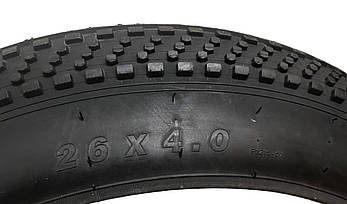 Покришка 26x4.0 на велосипед "Fatbike" (Фетбайк), "Wanda" KING, фото 3