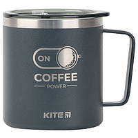 Термочашка Kite Coffee ON 400 мл графіт (K22-379-01-2)