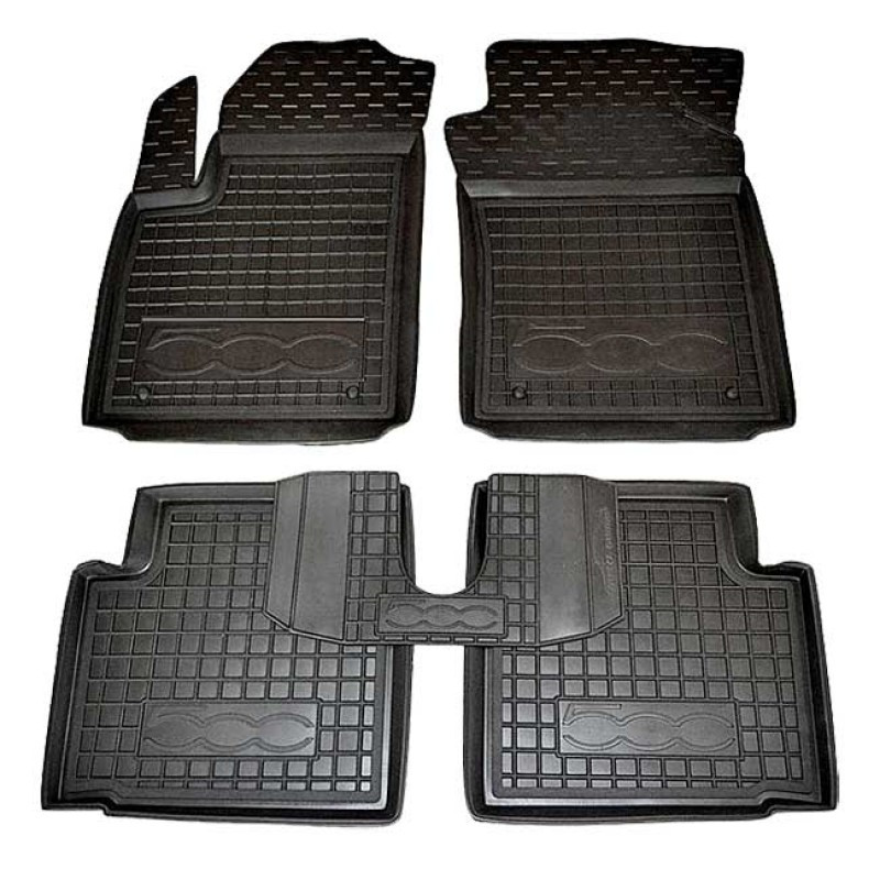 Кілімки в салон Fiat 500 2007- Автогум (Avto-Gumm), фото 1