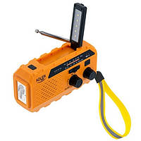 Радіоприймач Adler AD 1197 з ліхтариком та Power Bank Orange S