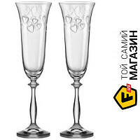 Набор бокалов для шампанского Bohemia Angela 190мл, 2шт. (40600/C5776/190/2)