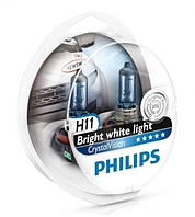 Лампа галогенная H11 12V 55W Crystal Vision PHILIPS комплект 212994