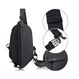 Чоловіча сумка через плече Baellery JXA1808 8514 Black (SH020352), фото 6