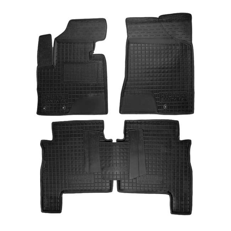 Кілімки в салон Hyundai Santa Fe (DM) 2012- Автогум (Avto-Gumm)
