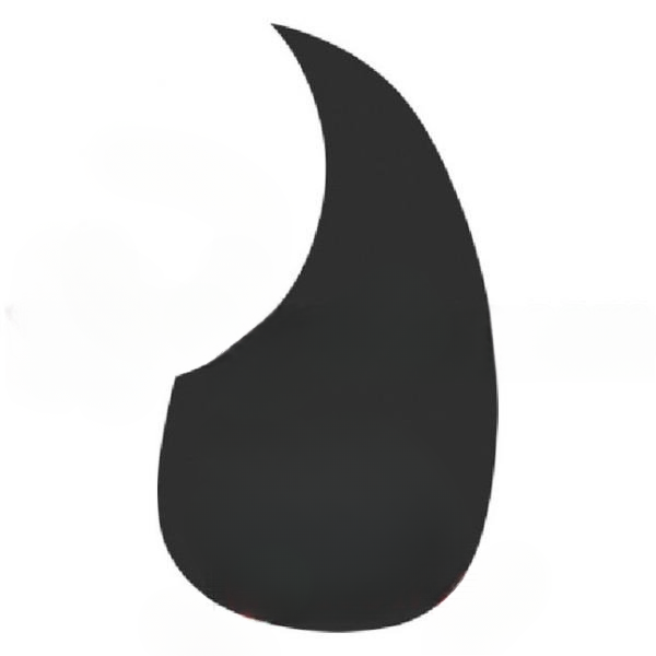 Захисна накладка для гітари Alice A025A (Black R=64 мм.)