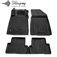 Автомобильные коврики в салон Stingray на для Renault Clio 05-19 5шт Рено Клио черные 3