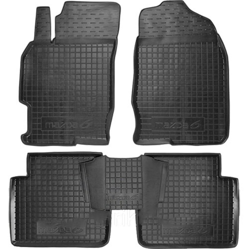 Кілімки в салон Mazda 6 2007-2013 Автогум (Avto-Gumm)
