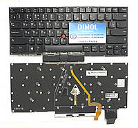 Оригинальная клавиатура для ноутбука Lenovo Thinkpad X1 Carbon Gen 7, Carbon Gen 8 series, ru, подсветка