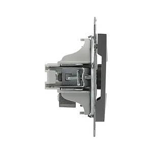 Розетка телевізійна Schneider Electric Asfora сталь ТV кінцева внутрішня EPH3200162, фото 3