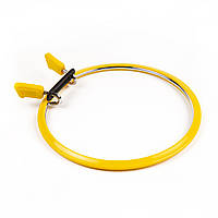 160-2/жовті П`яльця Nurge пружинні для вишивання і штопання, діаметр широкий 126 мм ,товщина (висота обода) 5