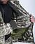 Камуфляжний костюм тактичний теплий pixel М14 Куртка армійська + військові штани піксель для ЗСУ зимовий MILIGUS, фото 4