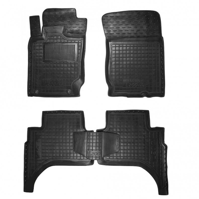 Кілімки в салон Mitsubishi L200 2006- Автогум (Avto-Gumm)