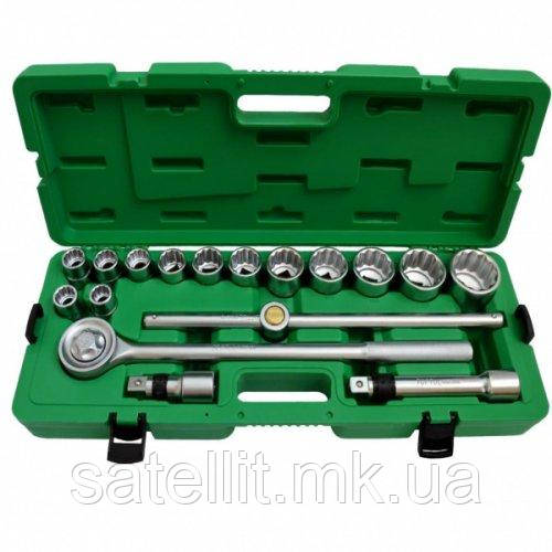 Набір головок 3/4" 19-50 мм 17 шт TOPTUL 12-гр пласт. ящик, GCAI1702