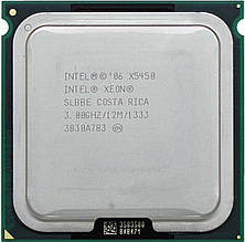 Процесор Intel Xeon X5450 4-ядра 3.0 GHz SLBBE E0 для LGA775