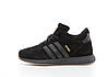 Чоловічі зимові кросівки Adidas INIKI mid Winter Black (Чорні) Взуття Адідас Інікі замшеві тепле хутро зима В'єтнам, фото 4