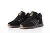 Чоловічі зимові кросівки Adidas INIKI mid Winter Black (Чорні) Взуття Адідас Інікі замшеві тепле хутро зима В'єтнам, фото 5