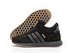 Чоловічі зимові кросівки Adidas INIKI mid Winter Black (Чорні) Взуття Адідас Інікі замшеві тепле хутро зима В'єтнам, фото 6