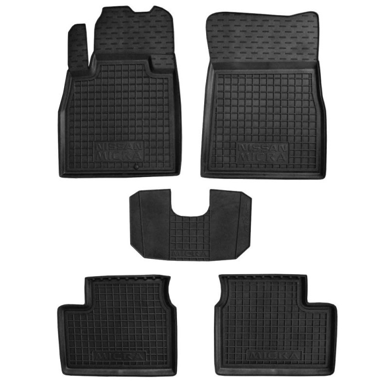Кілімки в салон Nissan Micra (K13) 2010- Автогум (Avto-Gumm)