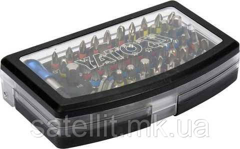 Набір біт із тримачем 1/4" 59 од. YATO, YT-04624, фото 1