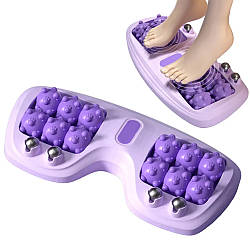 Роликовий масажер для ніг Cat Claw Style Foot Massager / Портативний масажер для стоп з магнітними кульками