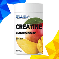 Креатин Моногидрат Creatine Monohydrate Willmax 500 грамм со вкусом манго