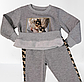 Спортивний костюм для дівчинки Limones на зріст 92,110 см Сірий (469), фото 3