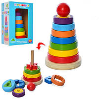 Деревянная игрушка Tree Toys Пирамидка MD-2443 h